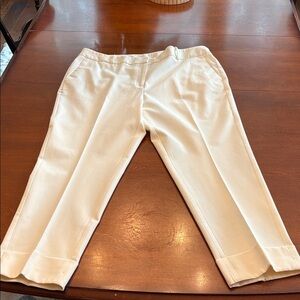 Chico's Ladies Sz 3R Cream Trousers